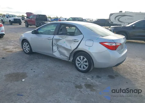 2014 Toyota Corolla Le from USA, damaged, VIN 2T1BURHE5EC131343